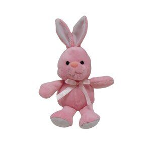 Wondertreats Pink Easter Bunny Rabbit 10" Plush Stuffed Animal